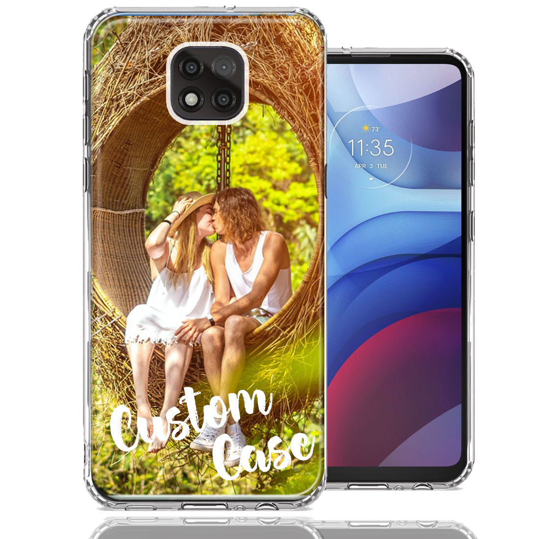Universiteit magneet picknick Personalized Motorola Moto G Power 2021 Case Custom Photo Image Phone –  CellCasesUSA