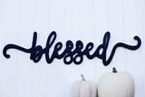 Grateful Thankful Blessed 3-pack Word Cutout 3D Signs