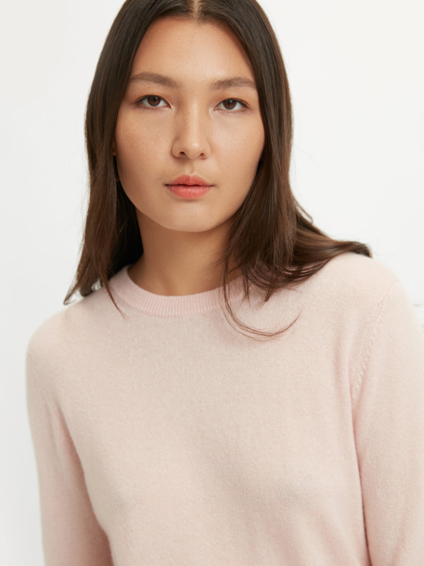 Basic Cashmere Crew Neck Sweater