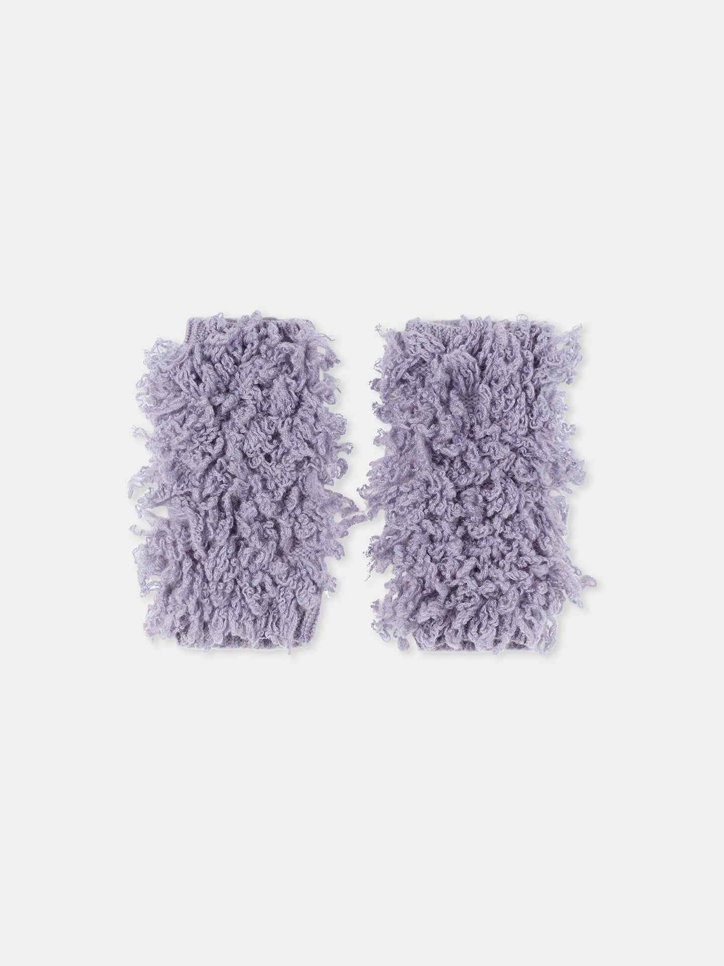 Cashmere Fingerless Gloves Purple ash - Gobi Cashmere