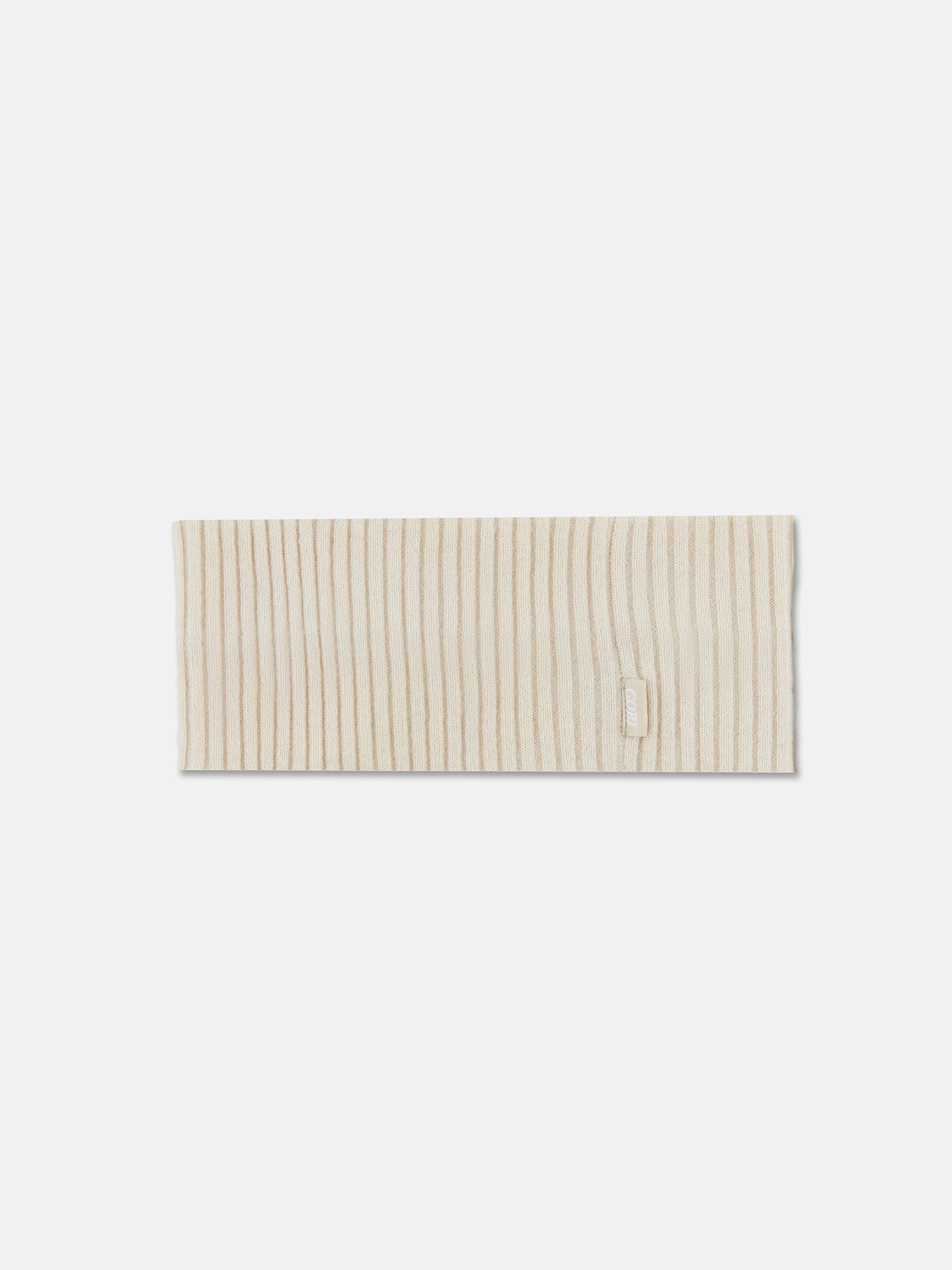 Unisex Responsible Cashmere Headband Off White - Gobi Cashmere