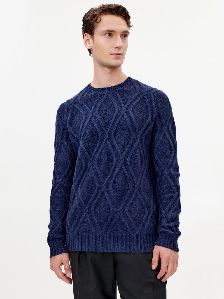 Aran crew neck 