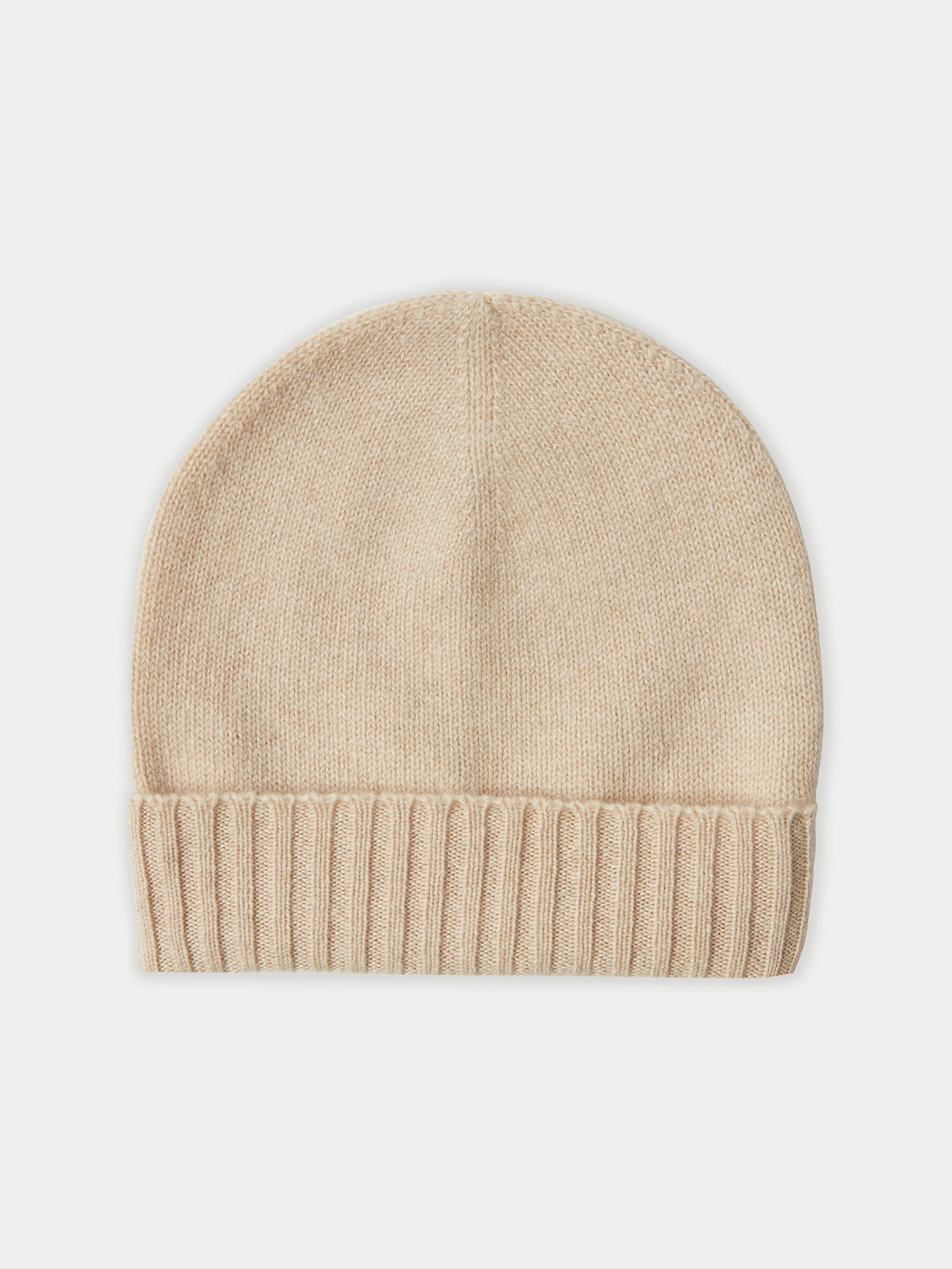 Kids Cashmere Beanie for Kids Beige - Gobi Cashmere