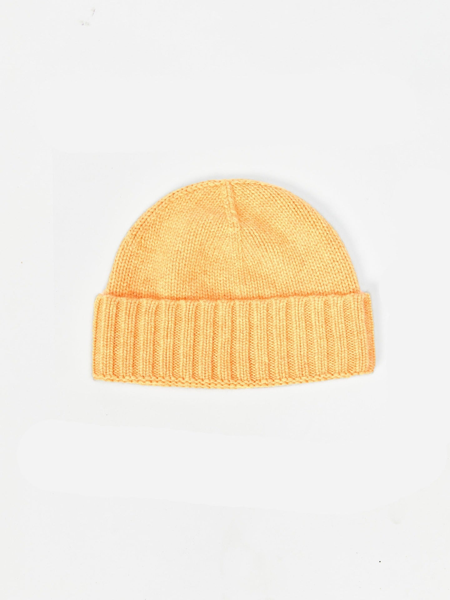 Unisex Cashmere Basic Beanie Daffodil - Gobi Cashmere