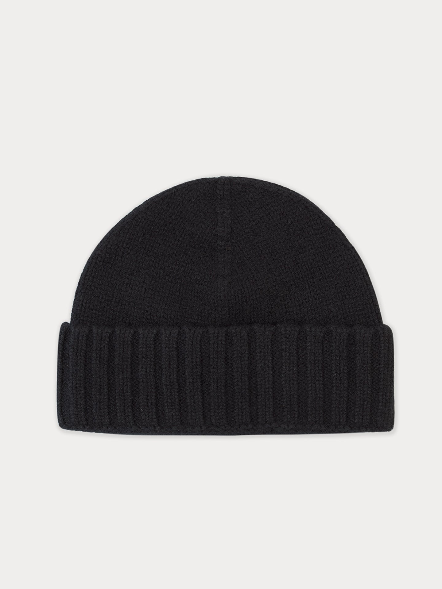 Unisex Cashmere  Basic Beanie Black - Gobi Cashmere