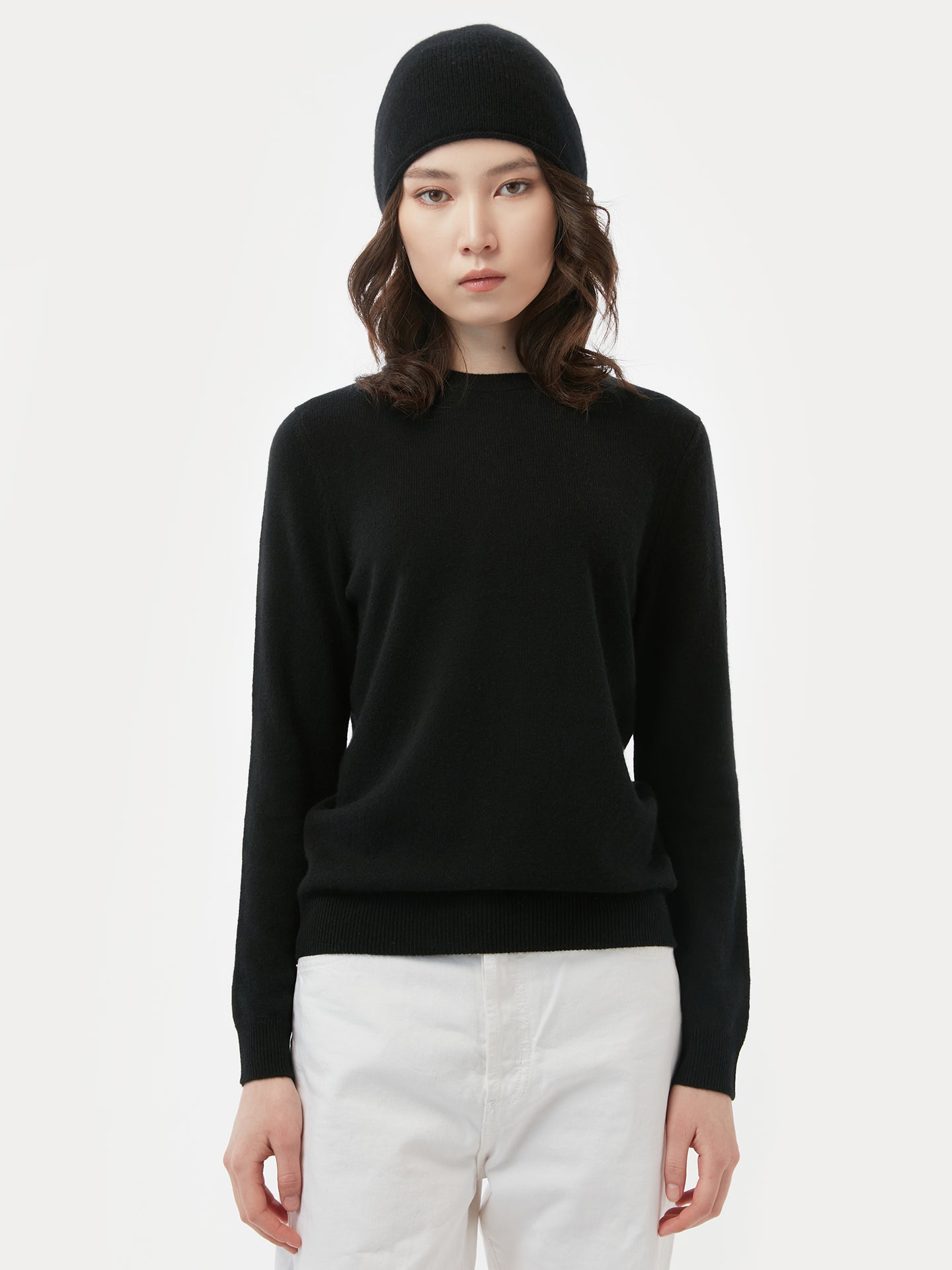 Cashmere Sweater and Hat Sets for Women