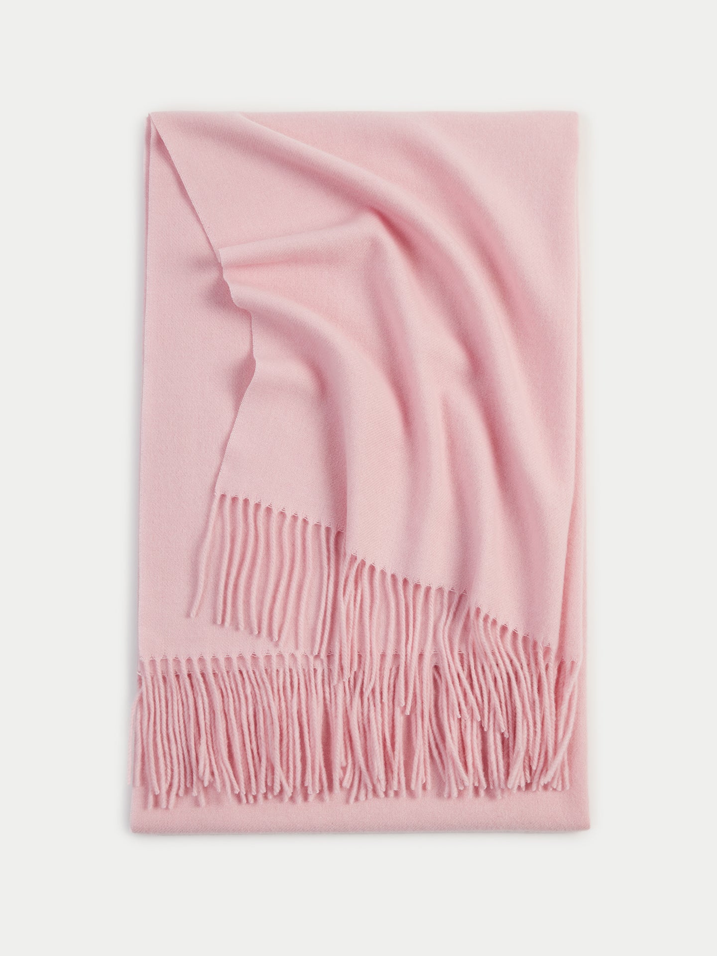 Unisex Cashmere Oversized Woven Scarf Almond Blossom - Gobi Cashmere