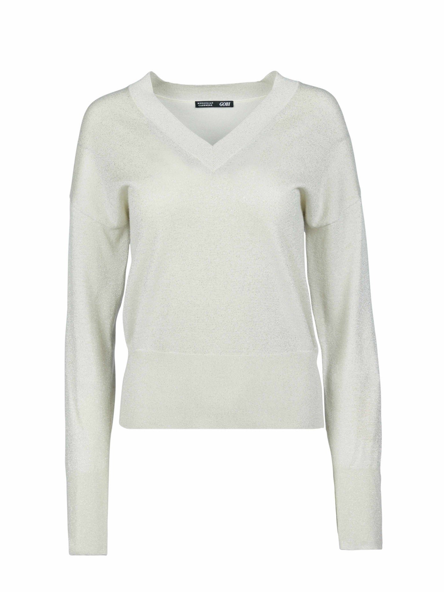 Mongolian Cashmere V-Neck Sweater