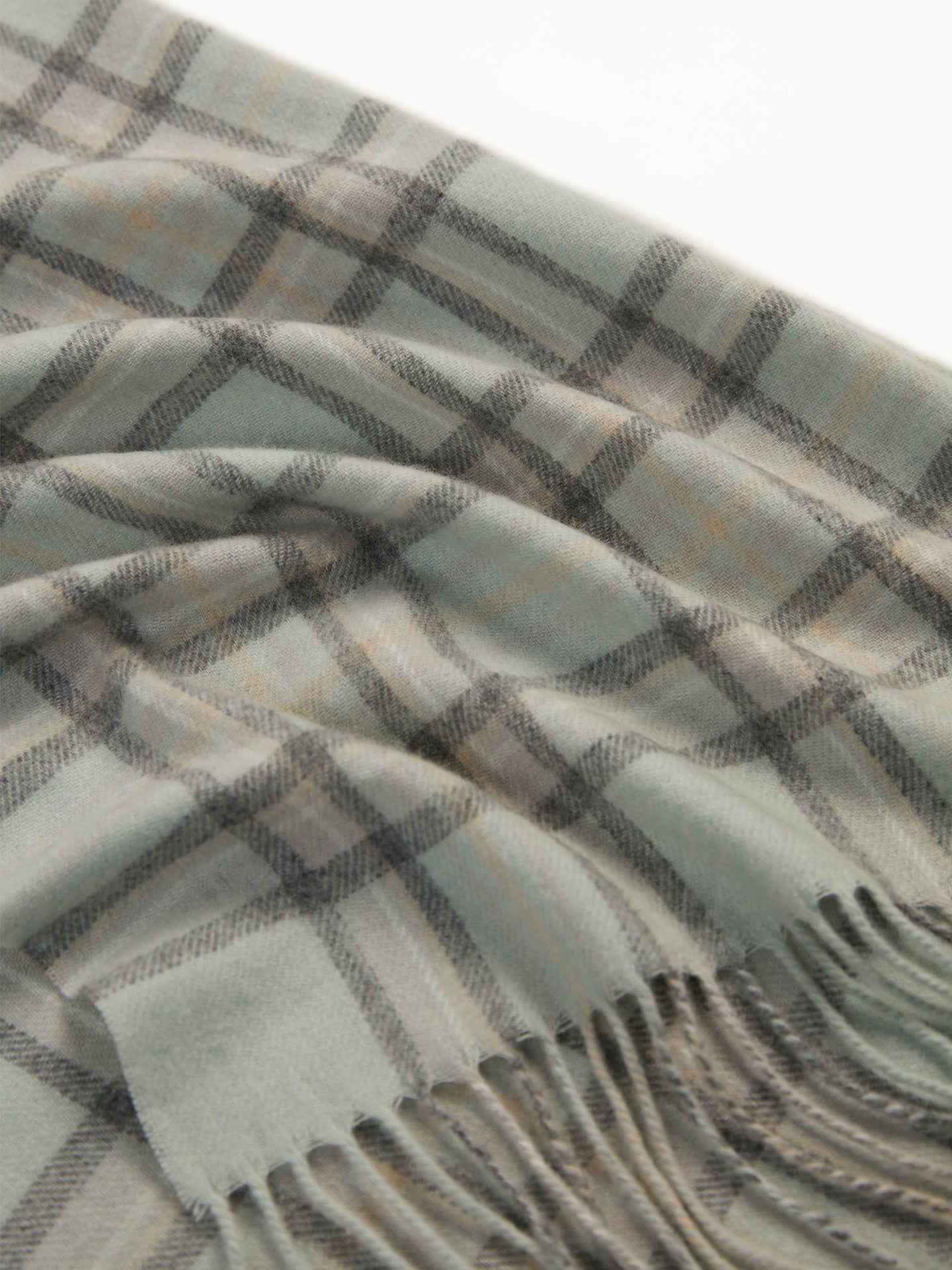 Gobi Cashmere Unisex Classic Check Cashmere Scarf