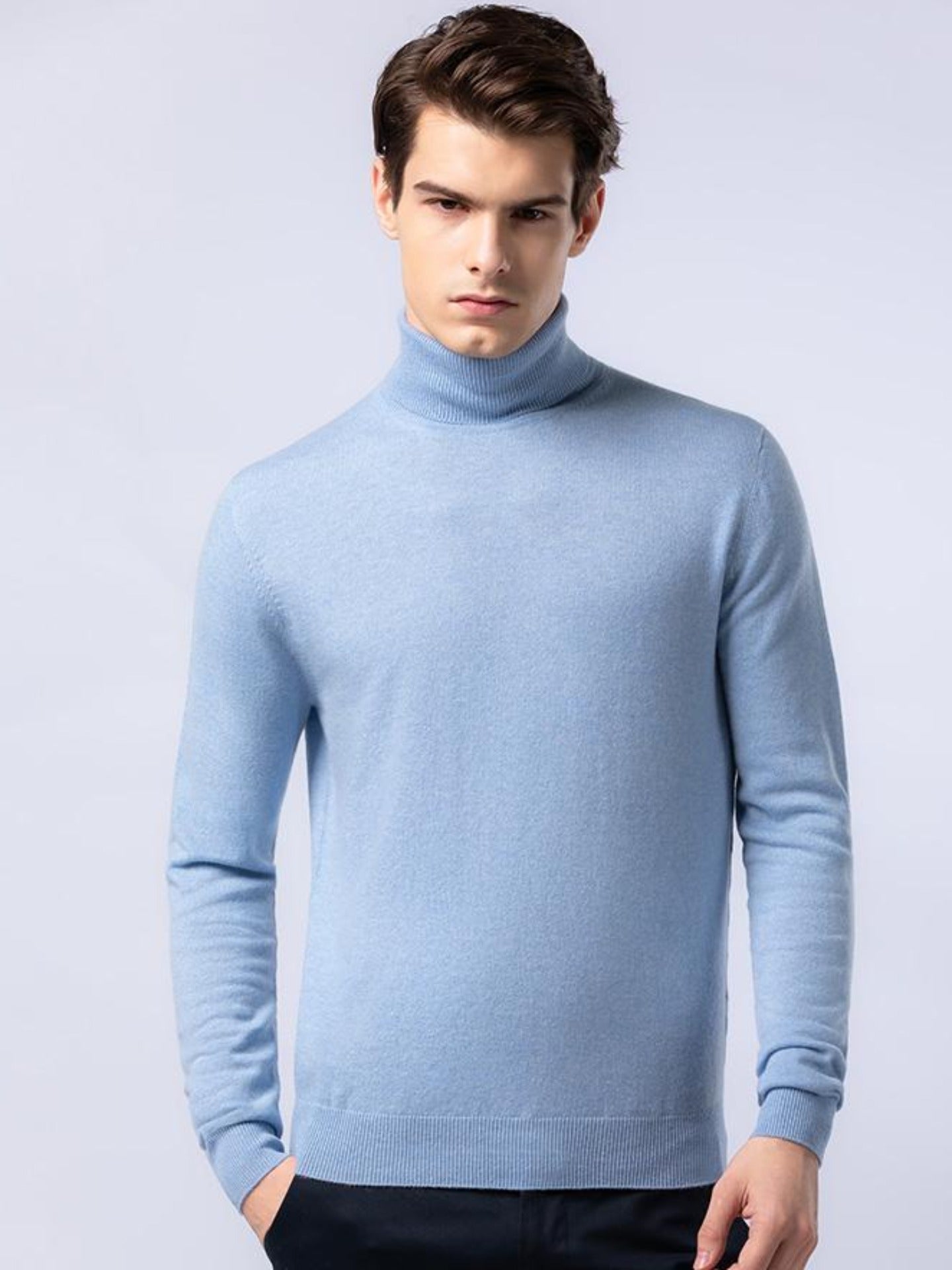 Light Blue Suit With Turtleneck | lupon.gov.ph