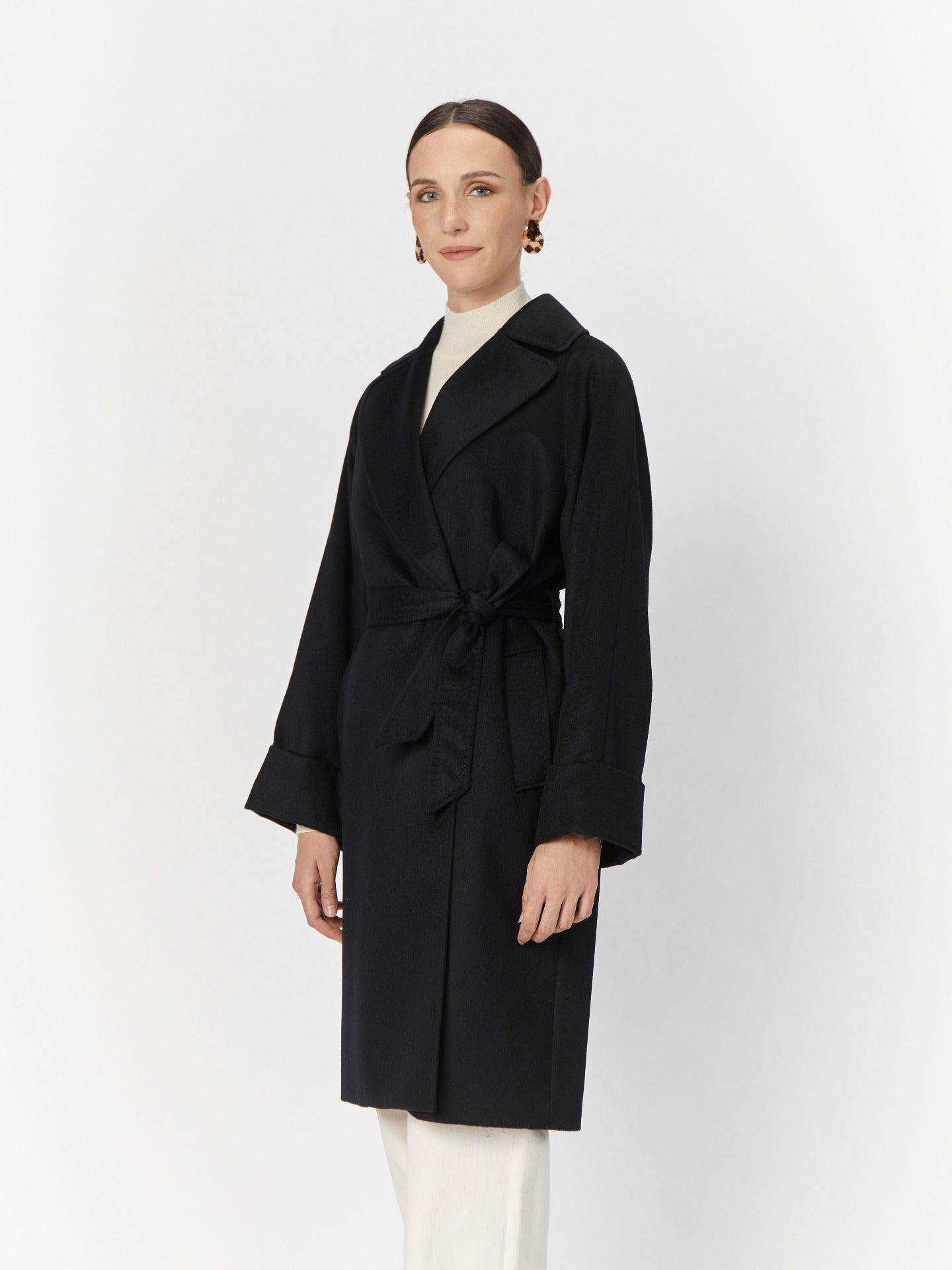 Black Wrap Coat