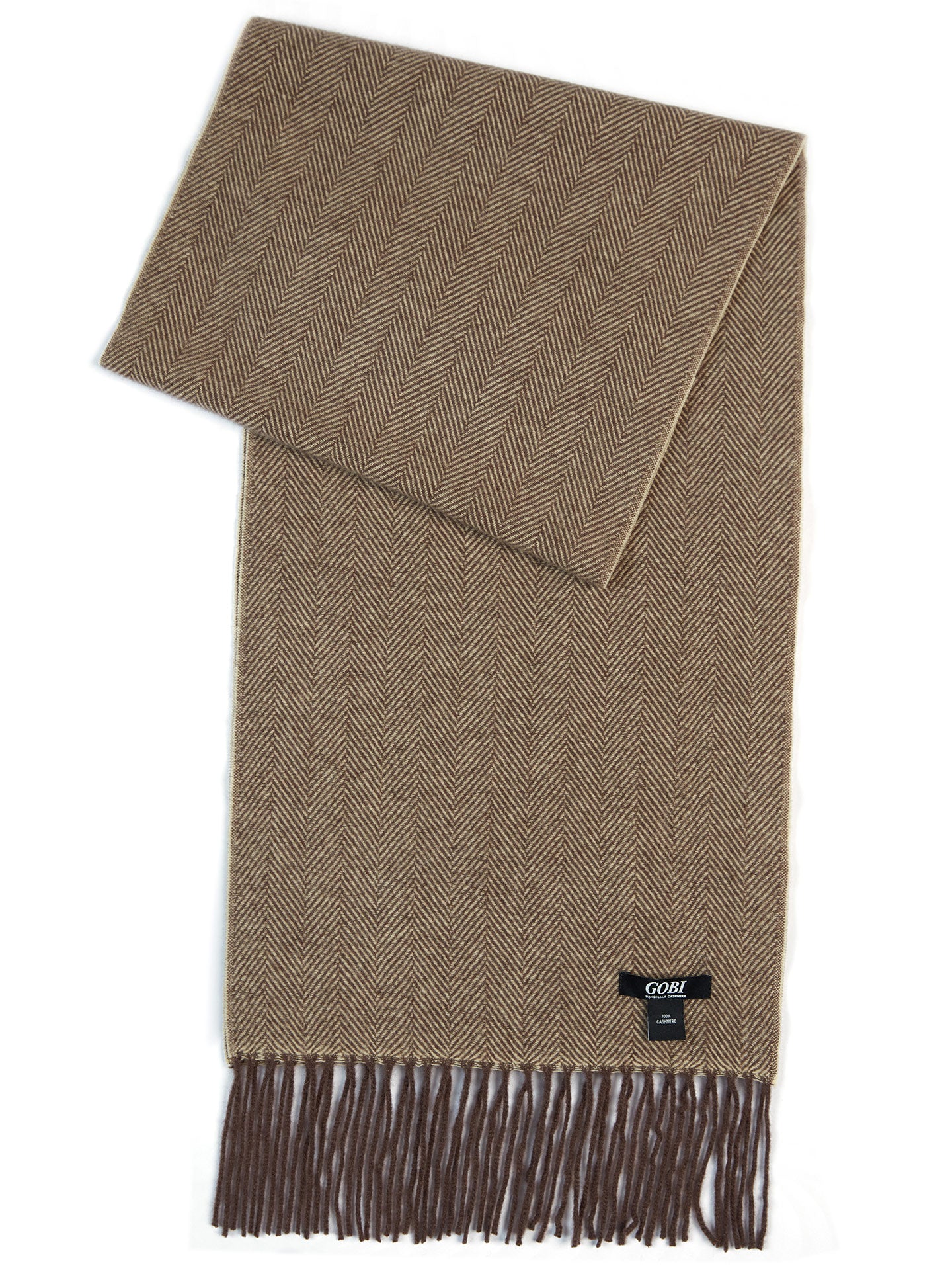 Gobi Cashmere Men's Classic Check Cashmere Scarf