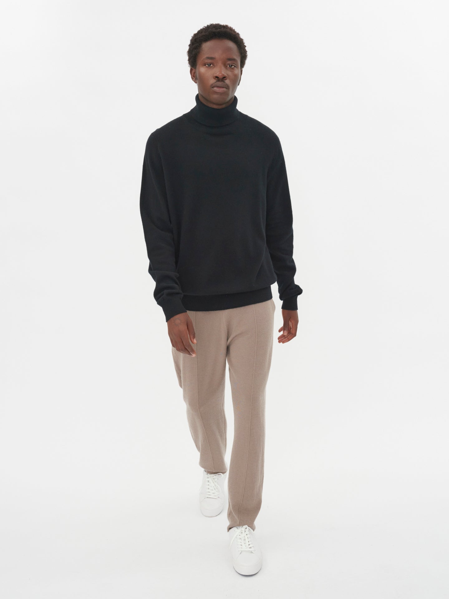 Basic Cashmere Turtle Neck Sweater