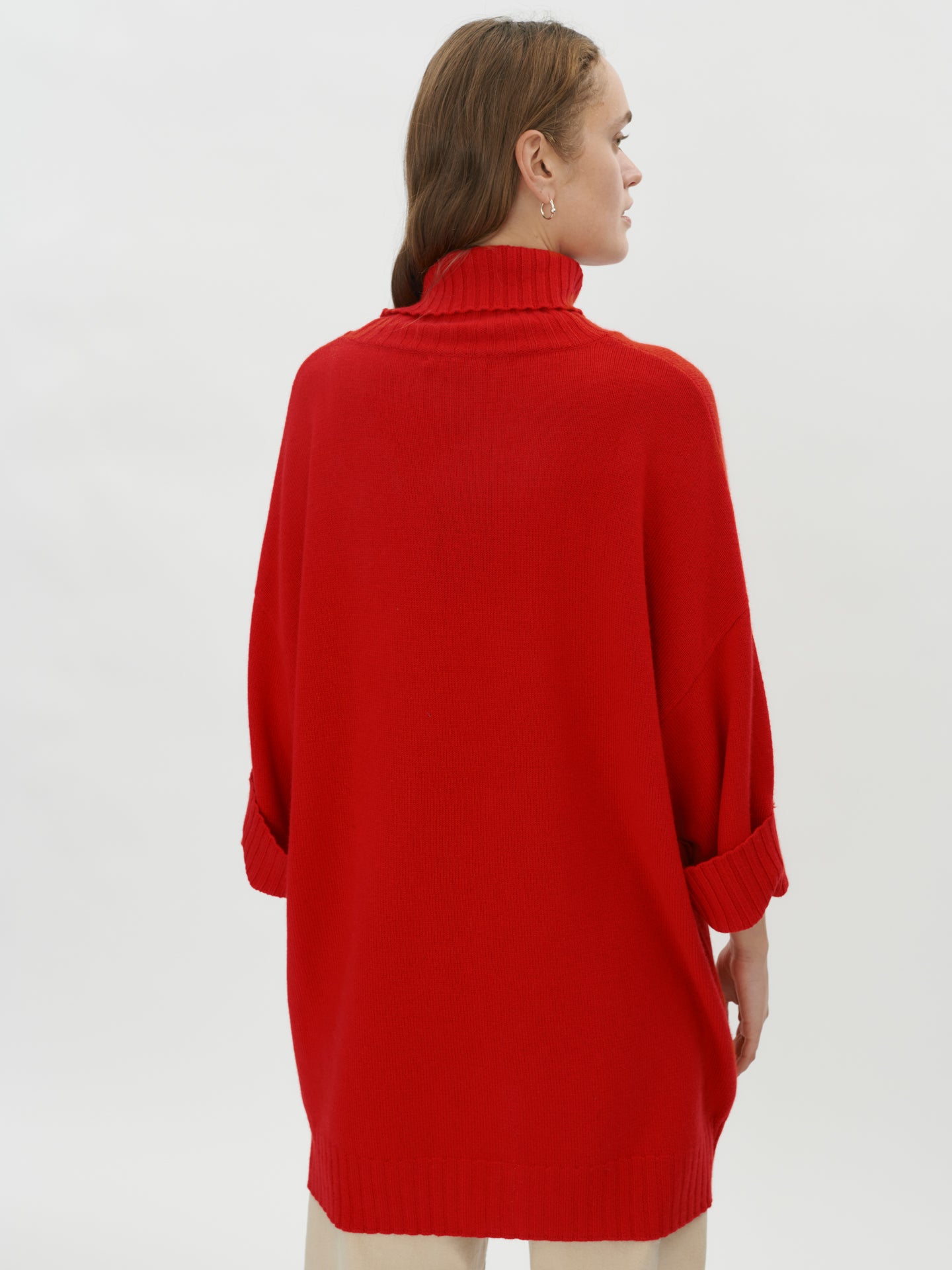 Organic Colour Open-Front Cashmere Cardigan