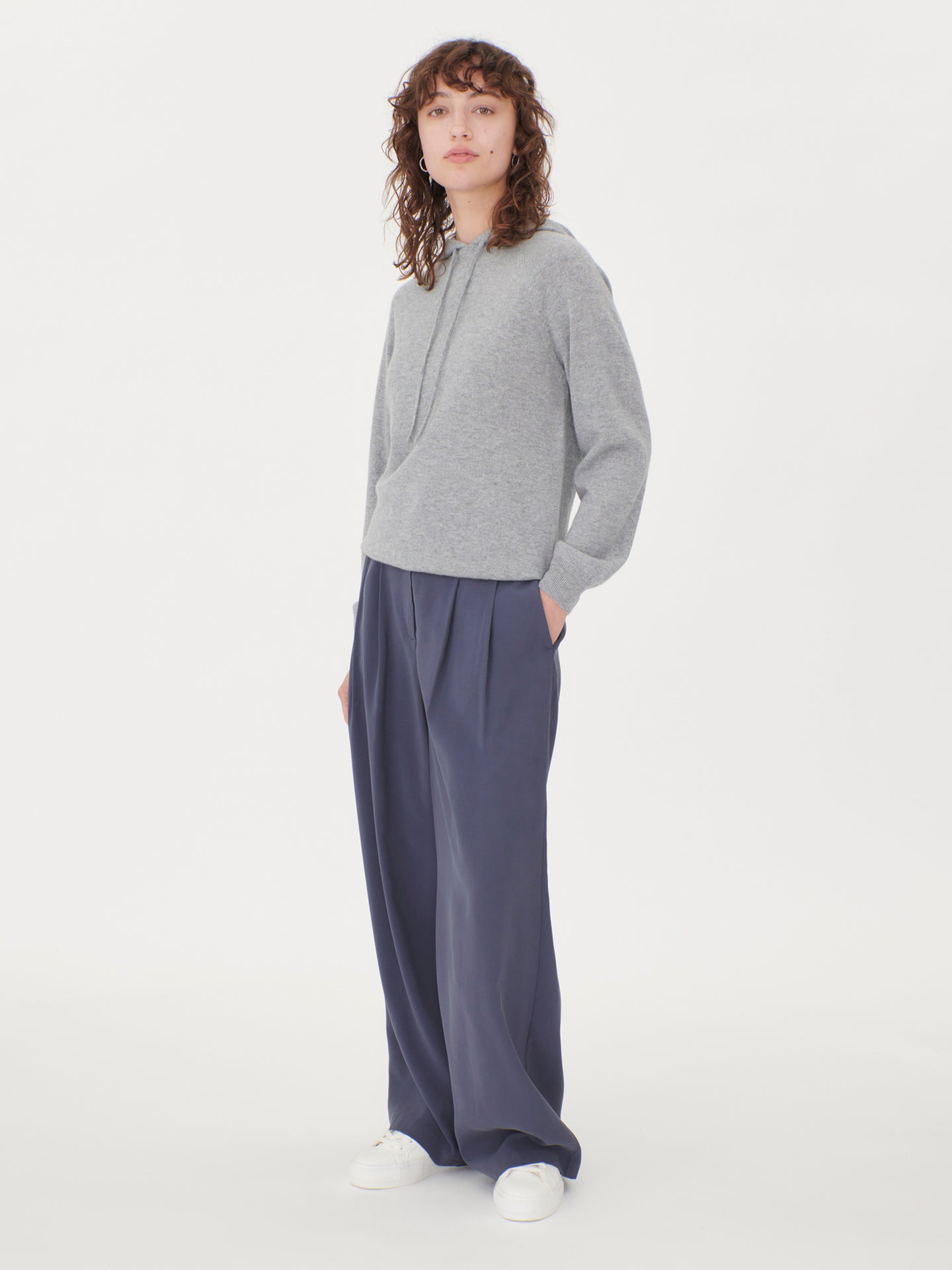 Women's Cashmere Pants Gray - Gobi Cashmere