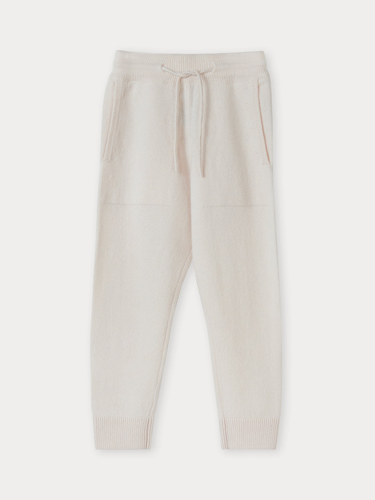 Kids Cashmere Track Pants Bridal Brush - Gobi Cashmere