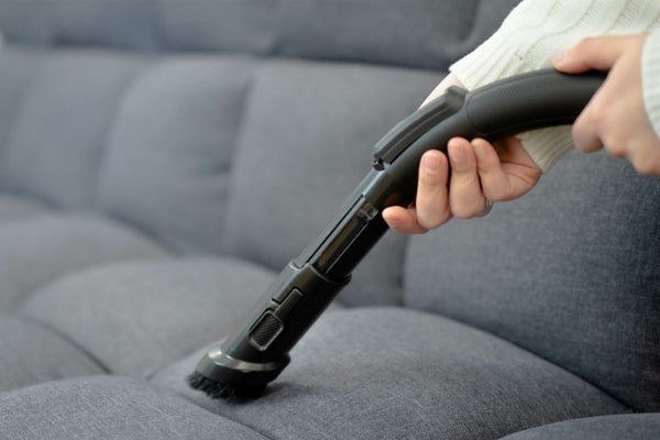Vacuuming your fabric sofa