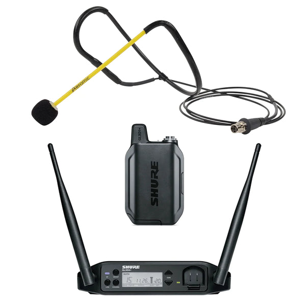 Shure GLXD14+ Digital Wireless Microphone System with Aeromic Fitness Headset