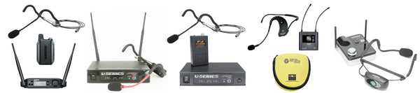 Wireless microphone systems