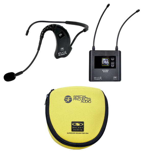 Water-Sweat Resistant Headset Microphone System