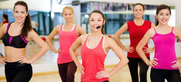 Microphone for fitness instructors