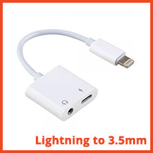 Lightning to 3.5mm adapter