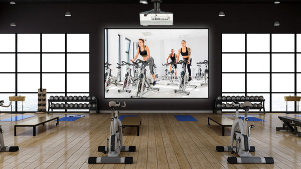 Projectors for fitness studios