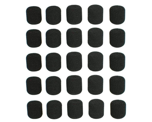 Cylindrical Black Foam Windscreens Shure SM-31FH 10-Pack — AV Now 