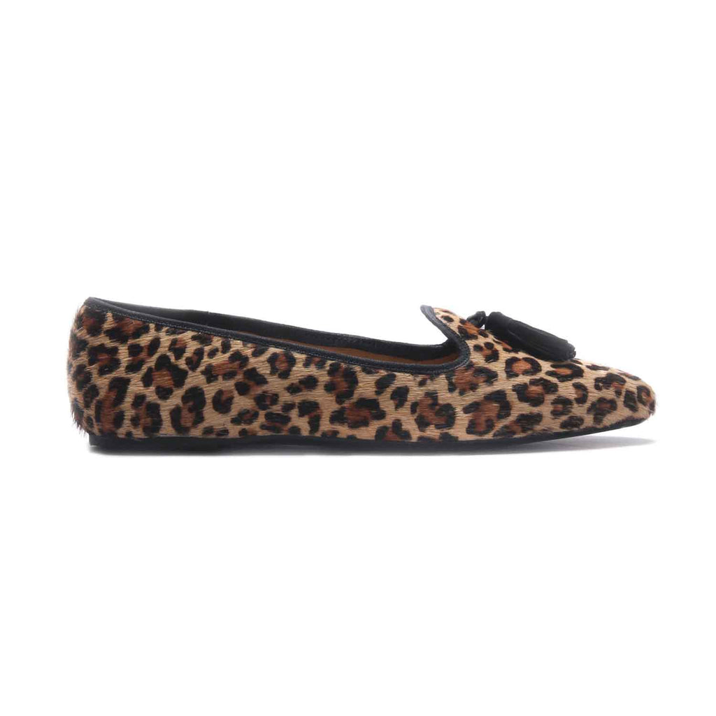 leopard print ballerina flats