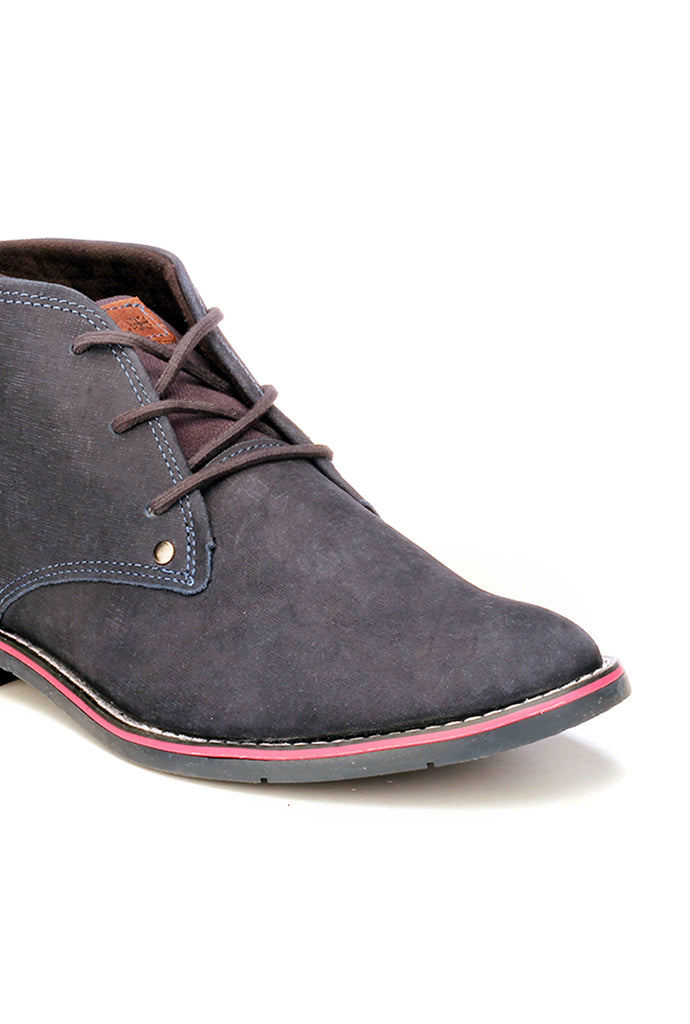 pavers navy ankle boots