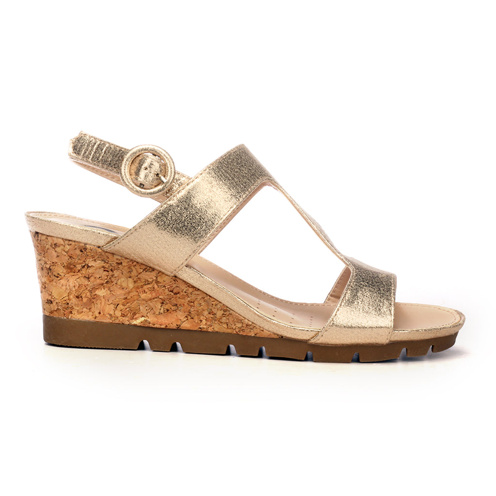 pavers gold sandals