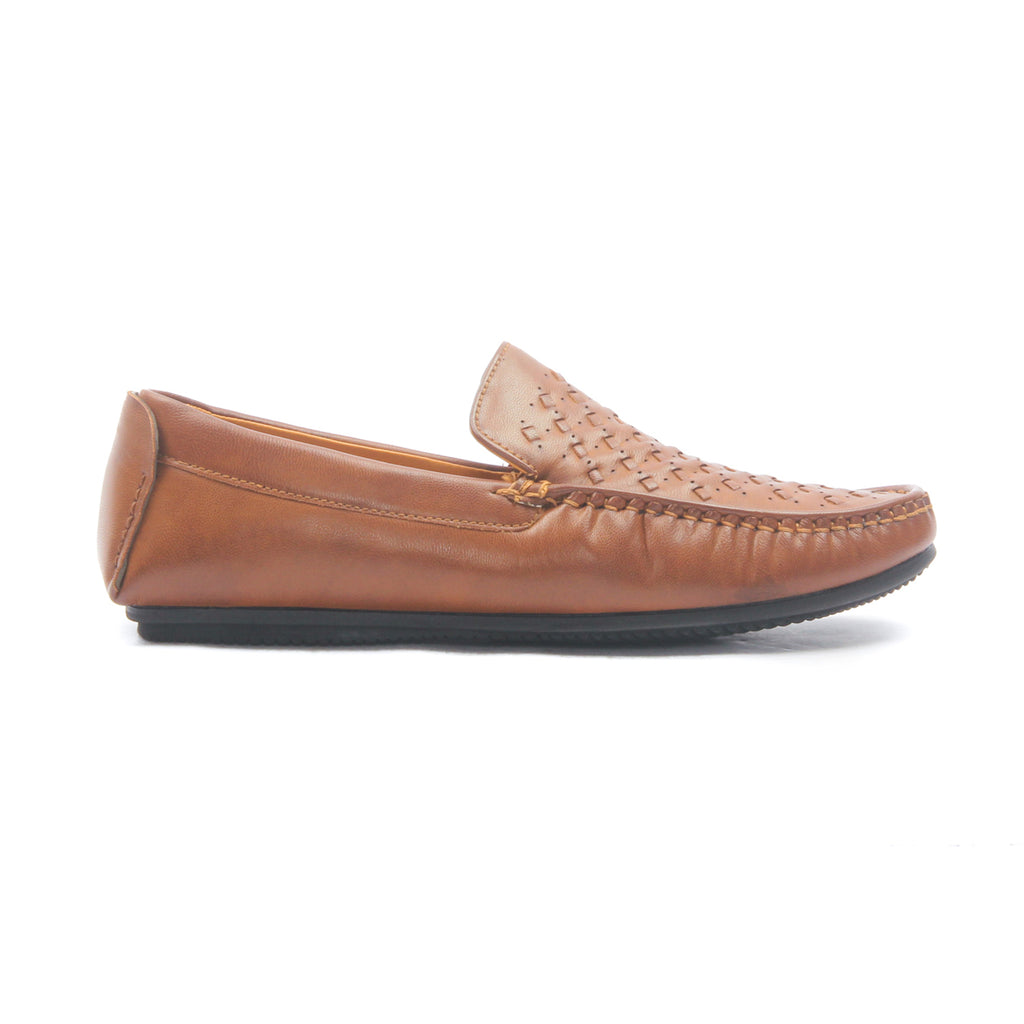 Men's Textured Loafers for Casual Wear 