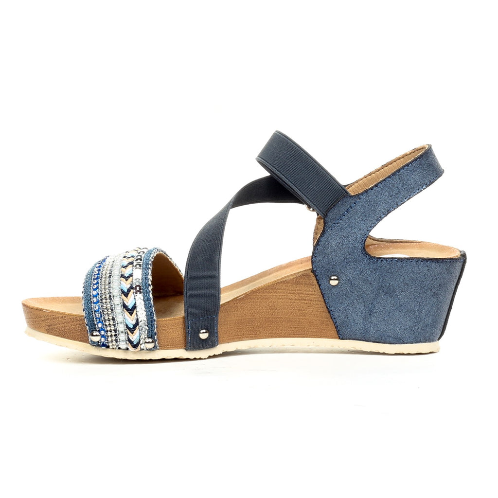 pavers blue sandals
