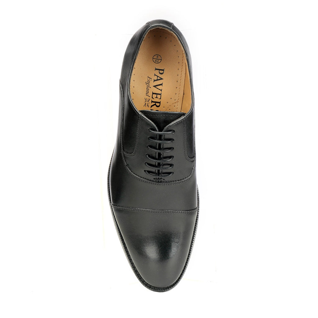 Formal Lace-Up Black Leather Shoes for Men