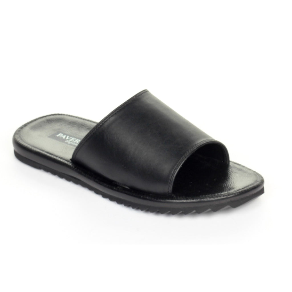 mens black mules