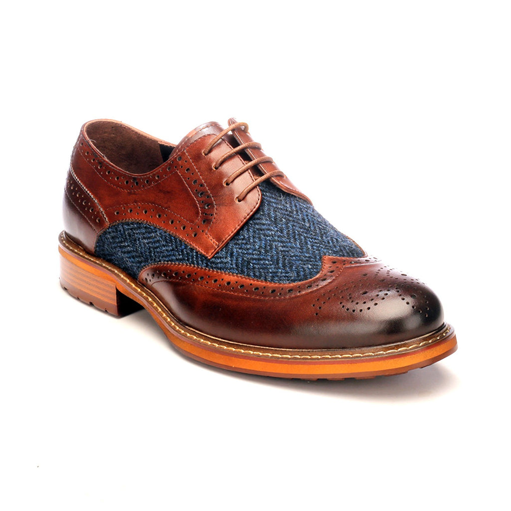 Pavers England Leather Lace-up Brogue 