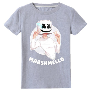 Electronic Music Festival Dj Marshmallow Band Mask Marshmellow Hoodie Kids T Shirt Baby Boys Clothes Girls Top T Shirts Clothing - roblox t shirt marshmallow