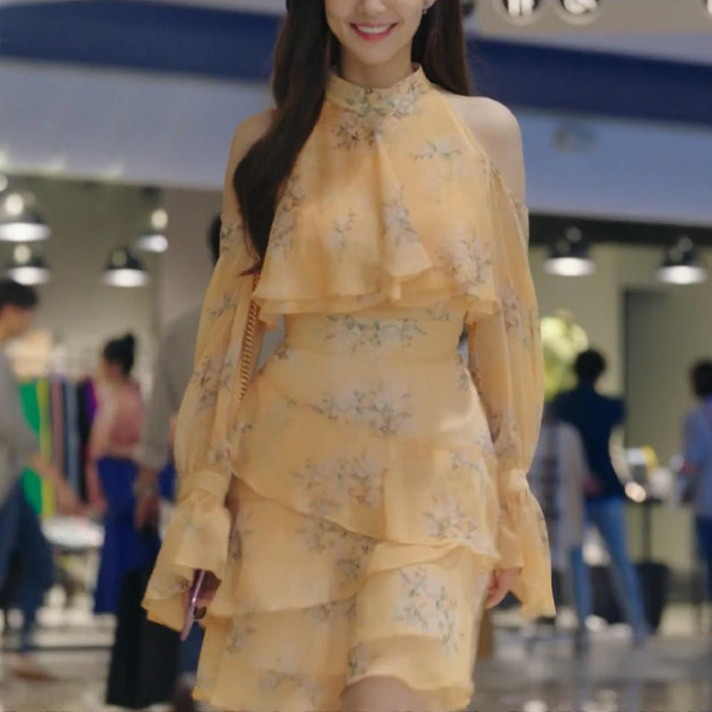 Off Shoulder Frill Dress Which Park Min Young Wear In What 39 S