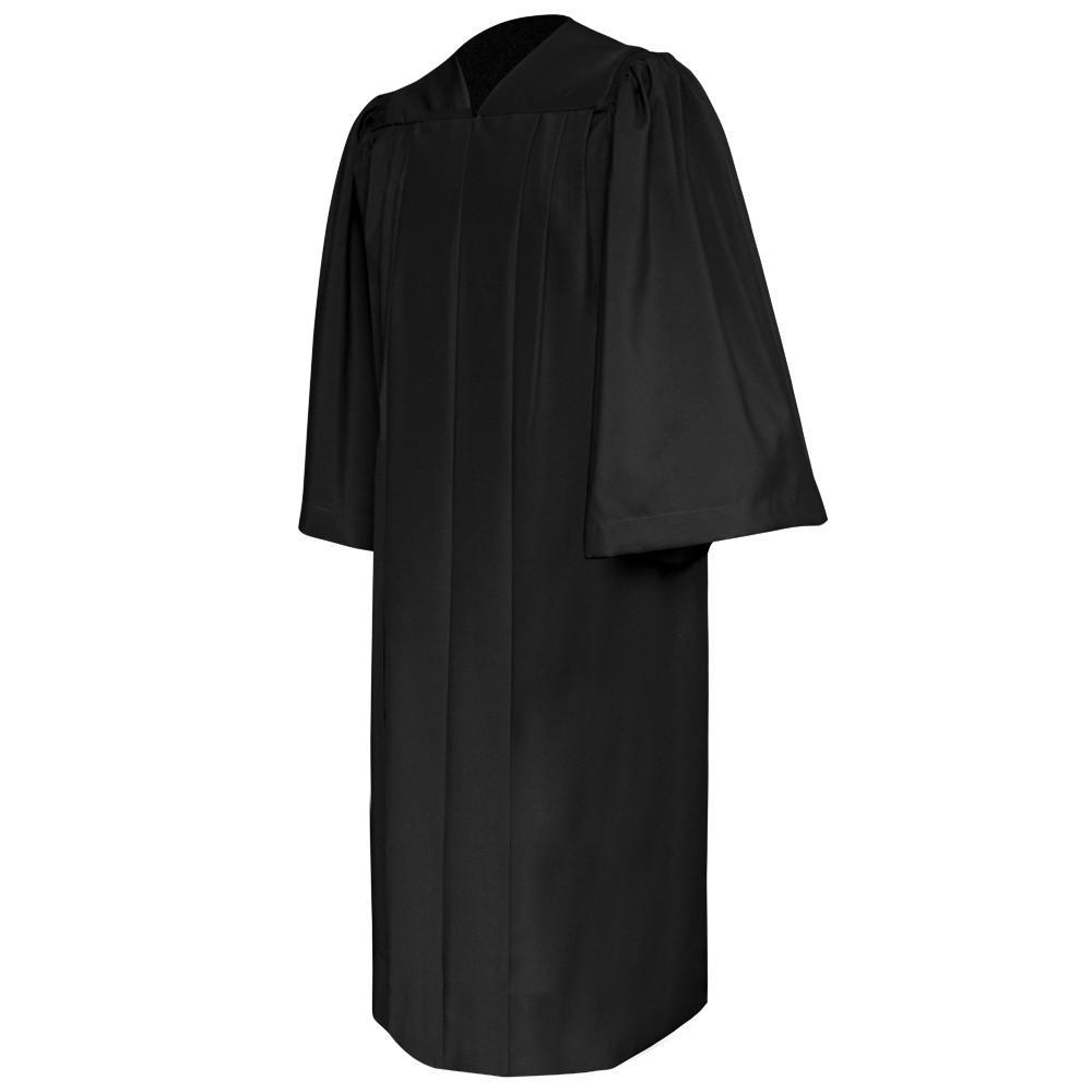 Deluxe Black Choir Robe - Churchgoers