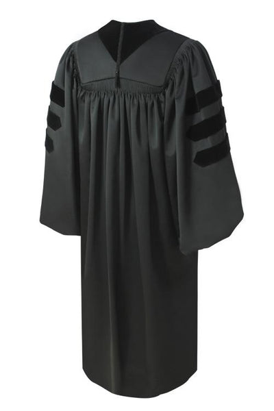 Deluxe Black Pulpit Robe - Churchgoers