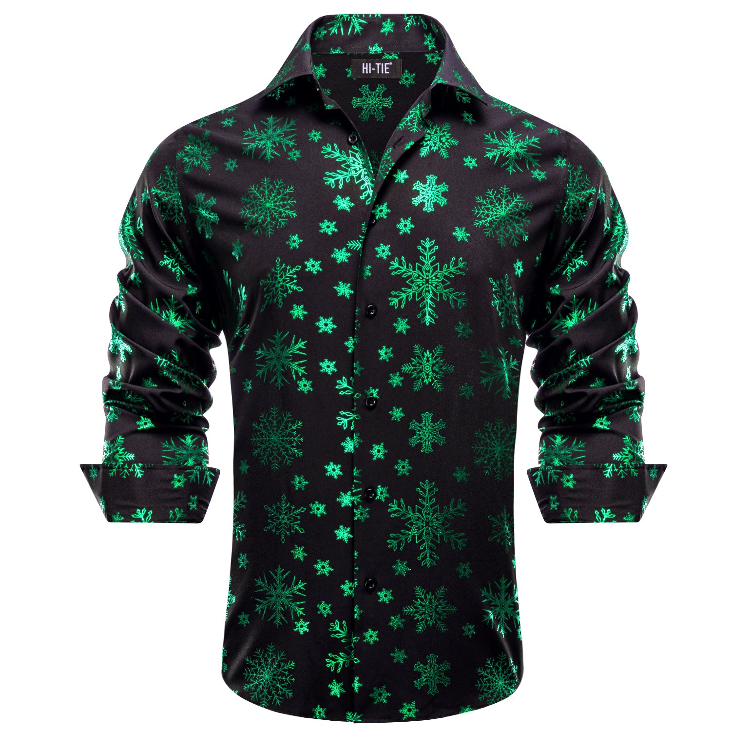 Dropship Christmas Shirts For Men Gold Dress Shirt Party Long Sleeve Button  Down Shirts Snow Print Hawaiian Tops to Sell Online at a Lower Price | Doba
