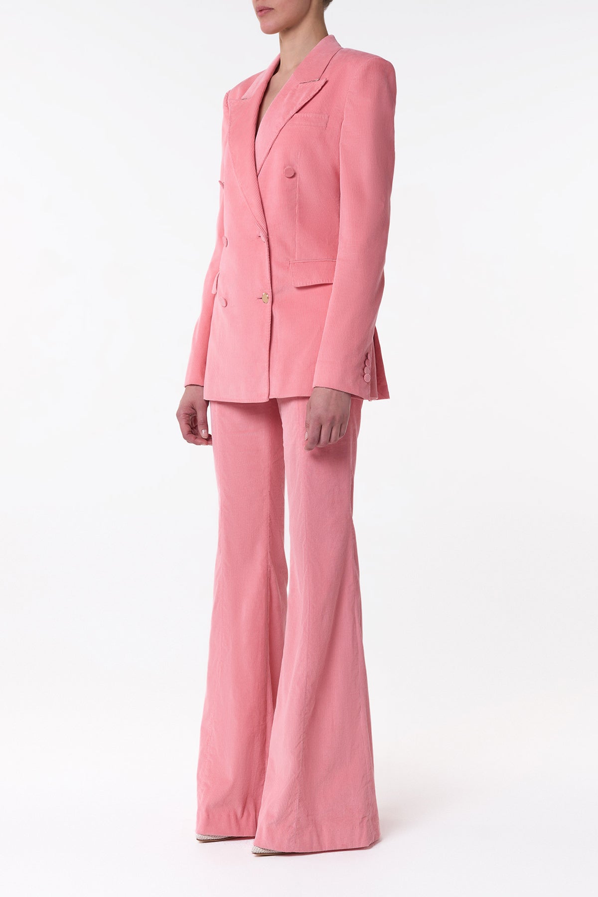 Gabriela Hearst Gavin Blazer In Rosa Sea Island Cotton Corduroy In Rosa