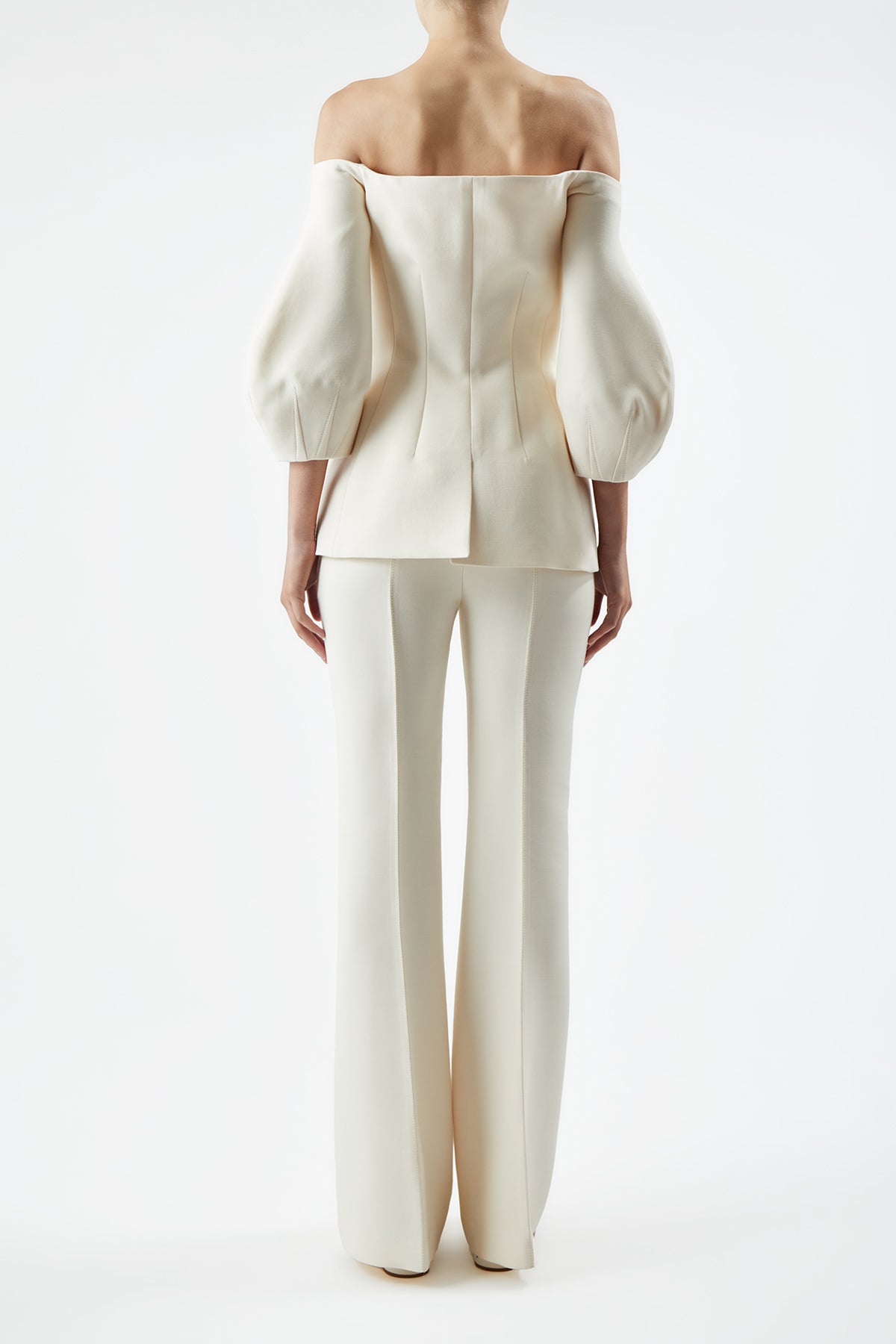 Ennio Pant in Silk Wool