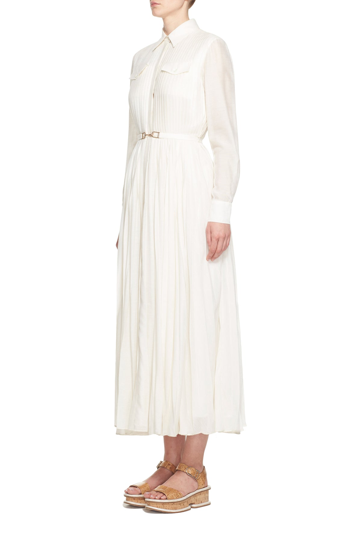 Erella Pleated Shirt Dress – Gabriela Hearst