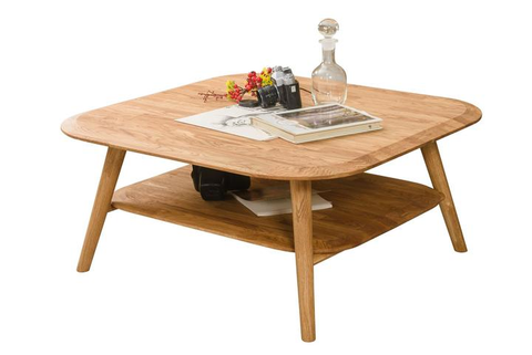 Solid oak coffee table Escandi 4