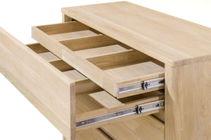 NordicStory Sideboard Solid Oak Wood Dresser