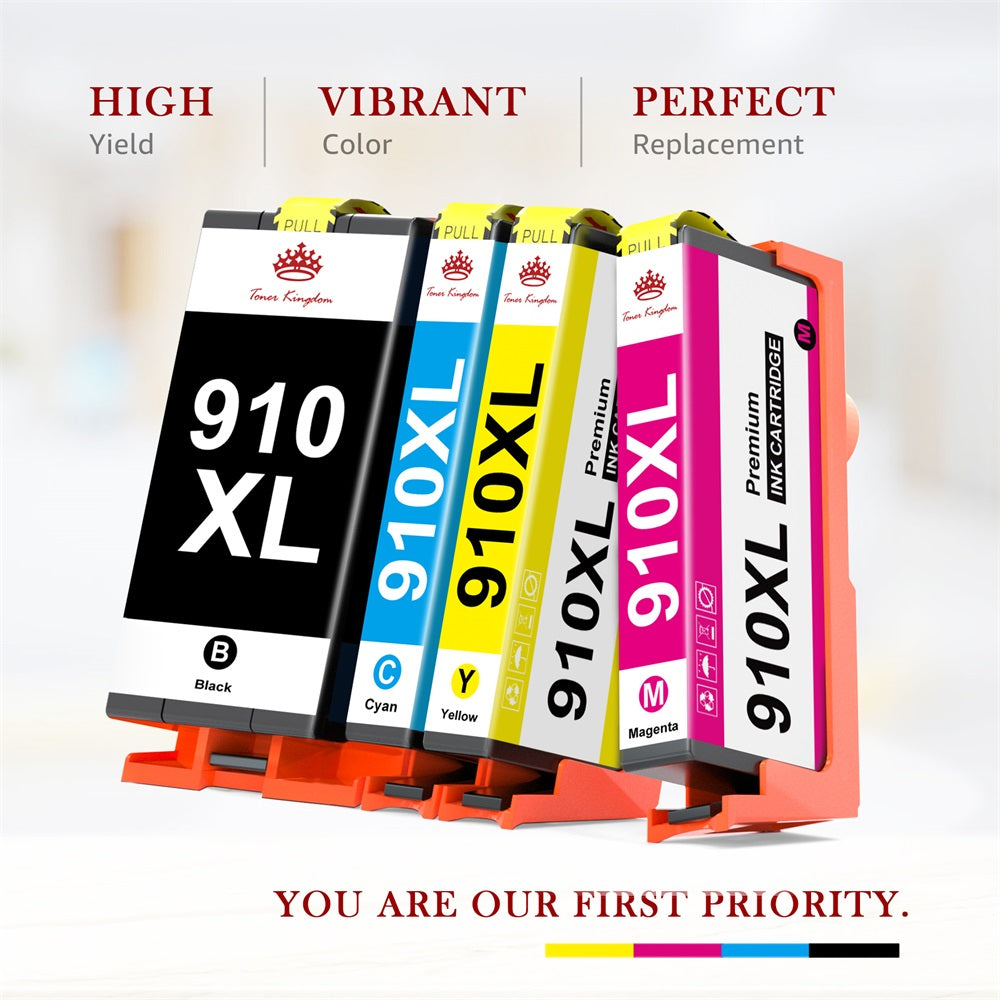 Compatible HP 910XL Ink Cartridge - 4 Pack – Toner Kingdom