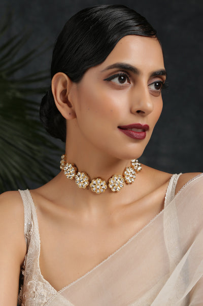 Buy Peach Pearl Long Necklace Set by Hairatt Online at Aza Fashions.