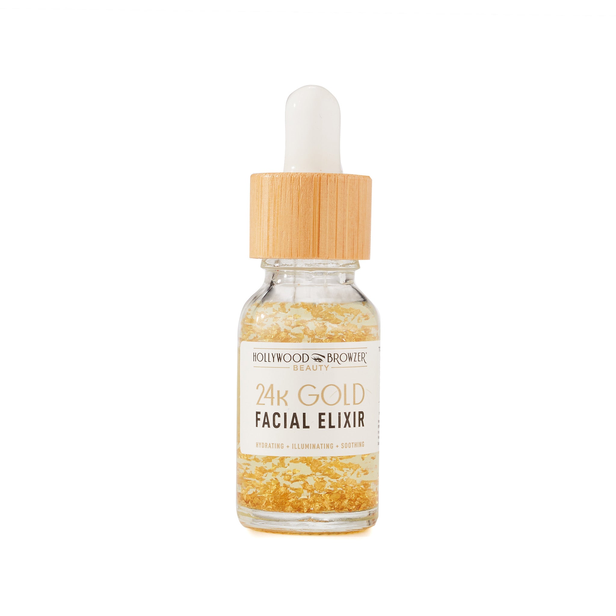 POST DERMAPLANING PERFECTION OIL - 24K GOLD FACIAL ELIXIR - Hollywood Browzer product image