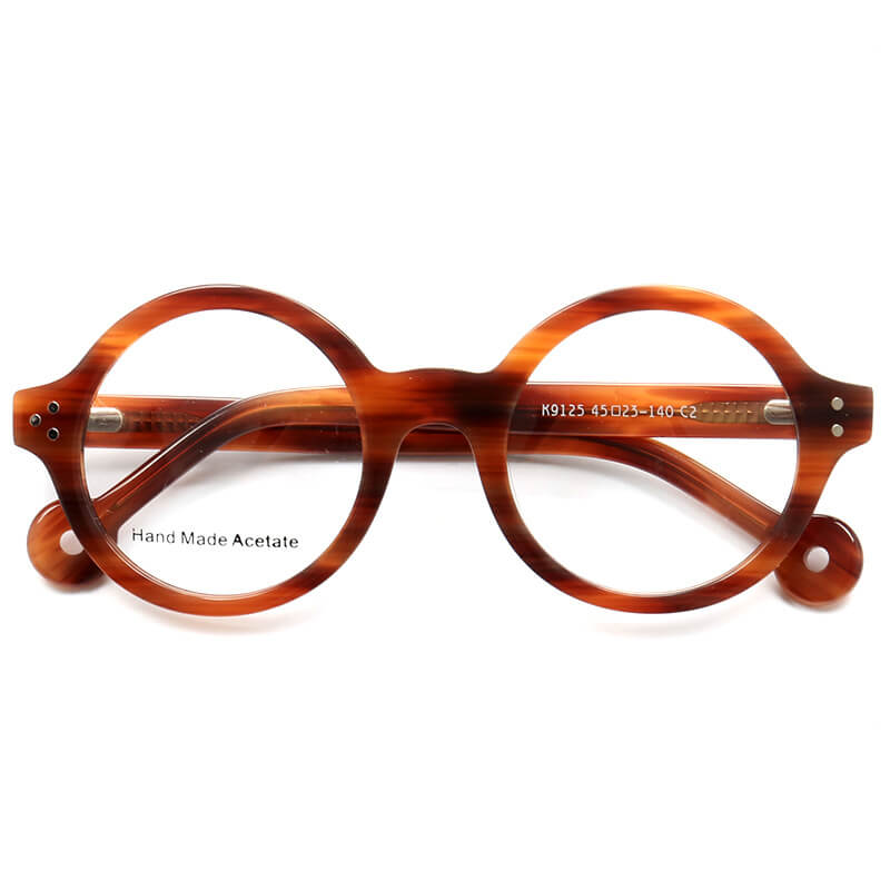 round designer eyeglasses